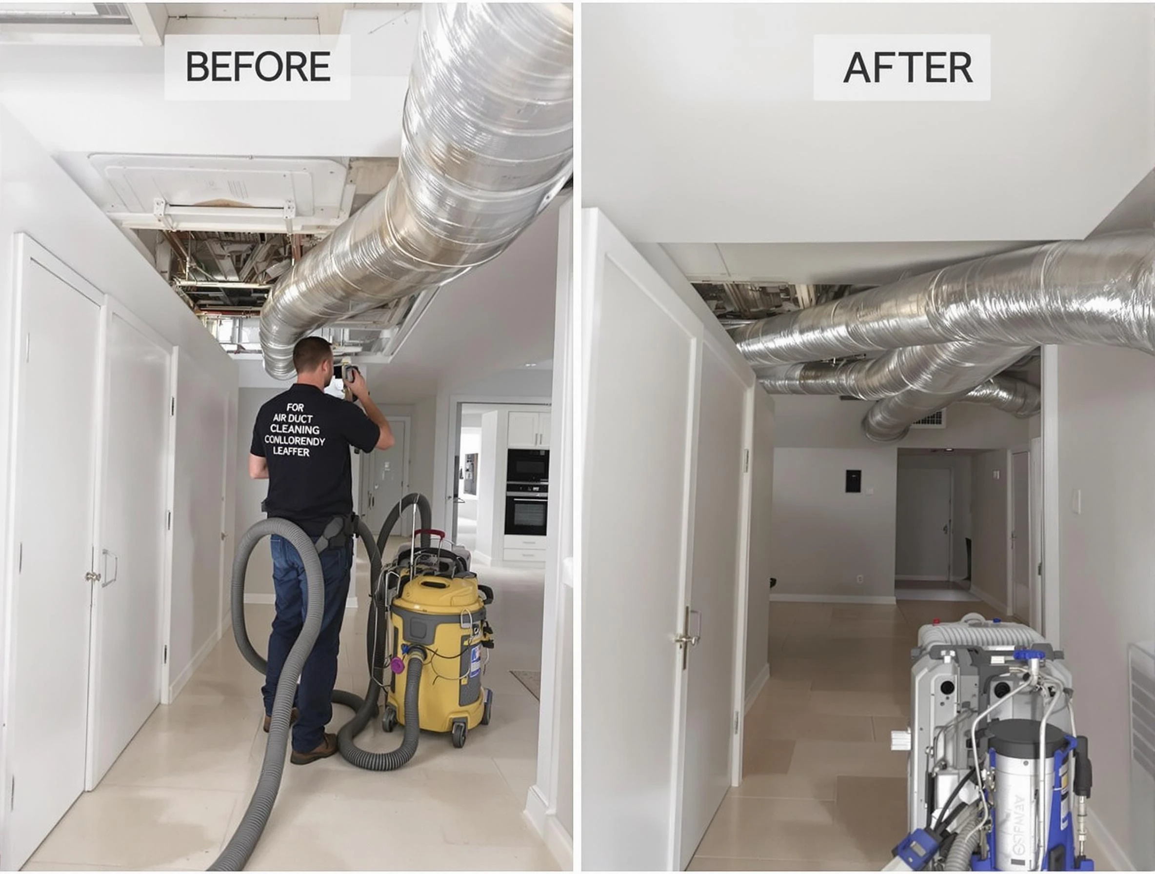 Pinson Air Duct Cleaning professional performing thorough air duct cleaning in Pinson