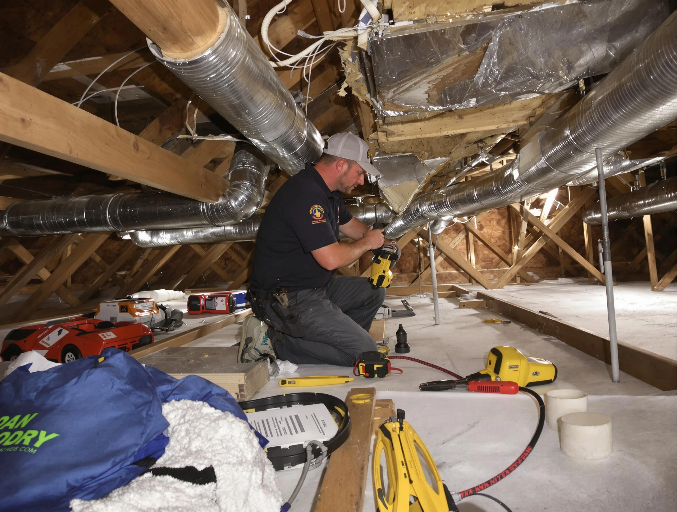 Professional air duct repair by Pinson Air Duct Cleaning in Pinson