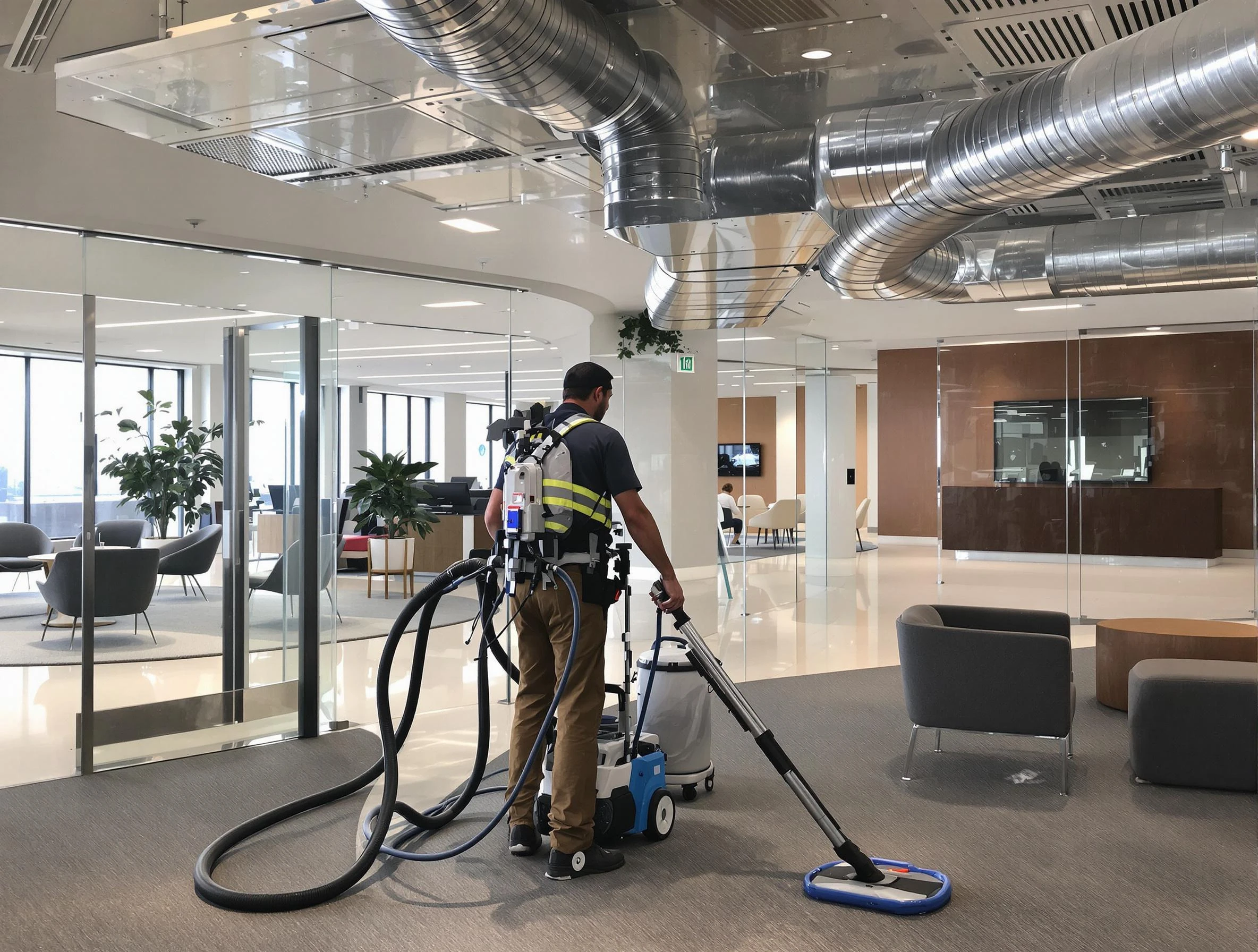 Commercial duct cleaning service by Pinson Air Duct Cleaning in Pinson